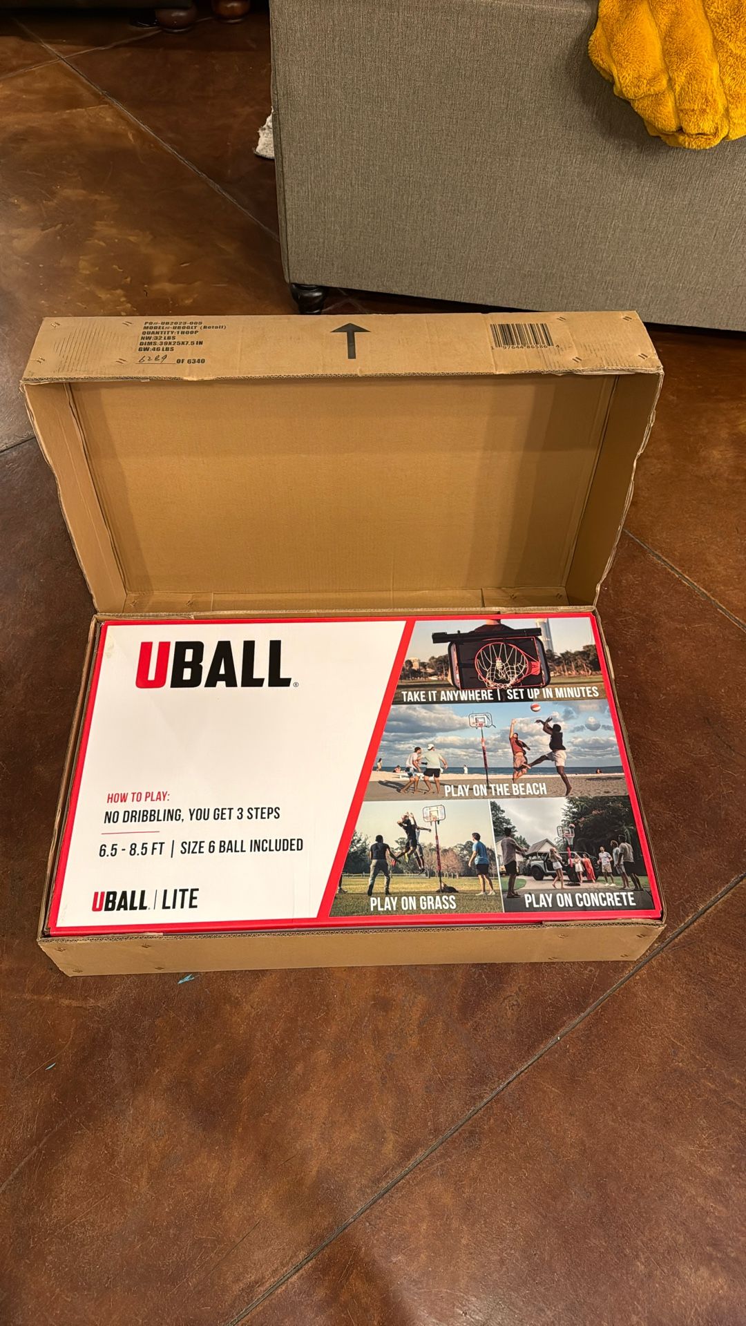 UBALL Lite Basketball Hoop Game Set