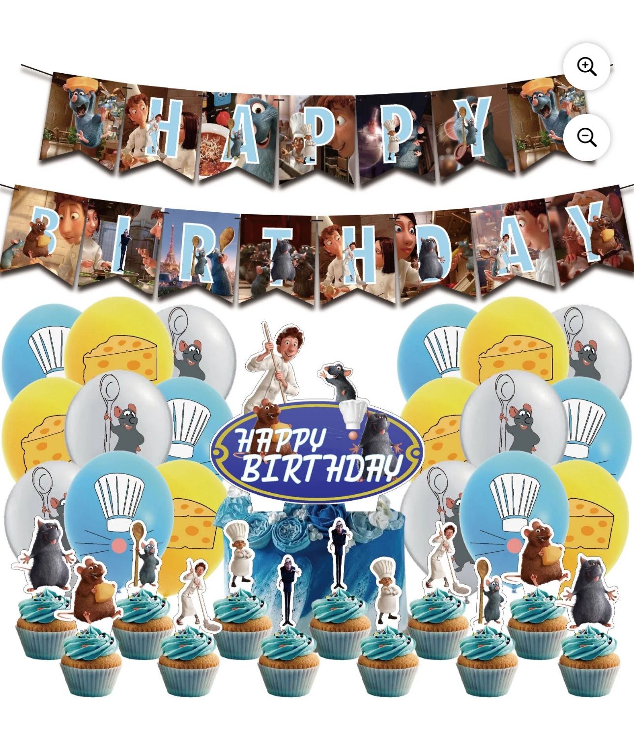 Ratatouille Party supplies