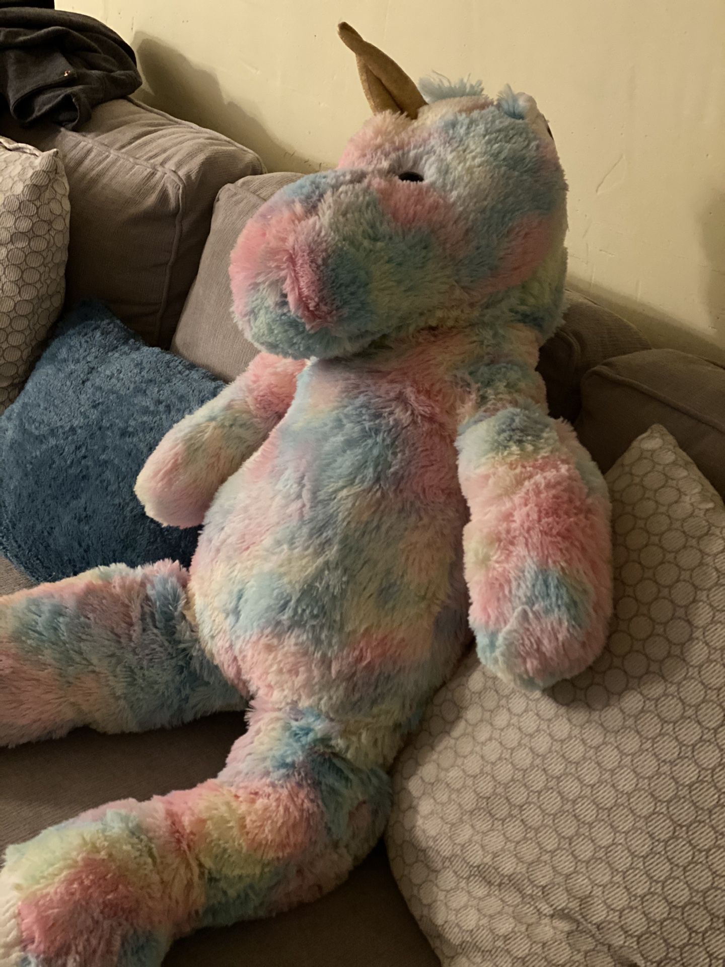 Brand New - just bought Super soft Large Rainbow Unicorn Teddy Bear Bought one to many and ready to sell