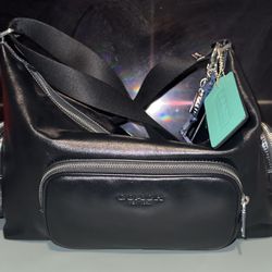 Coach Finn Crossbody Bag With Pockets And Charms