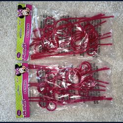Minnie Mouse Party Favor - Straws 