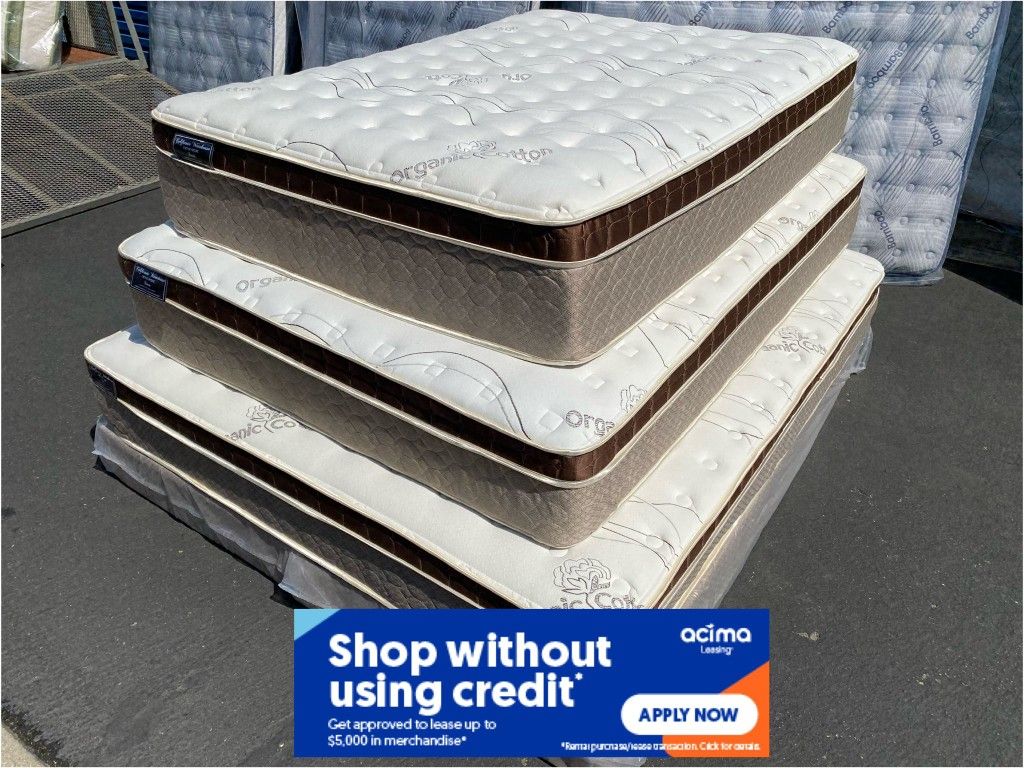 Queen Organic Cloud Edition Europillow Top 12inch Matres!!