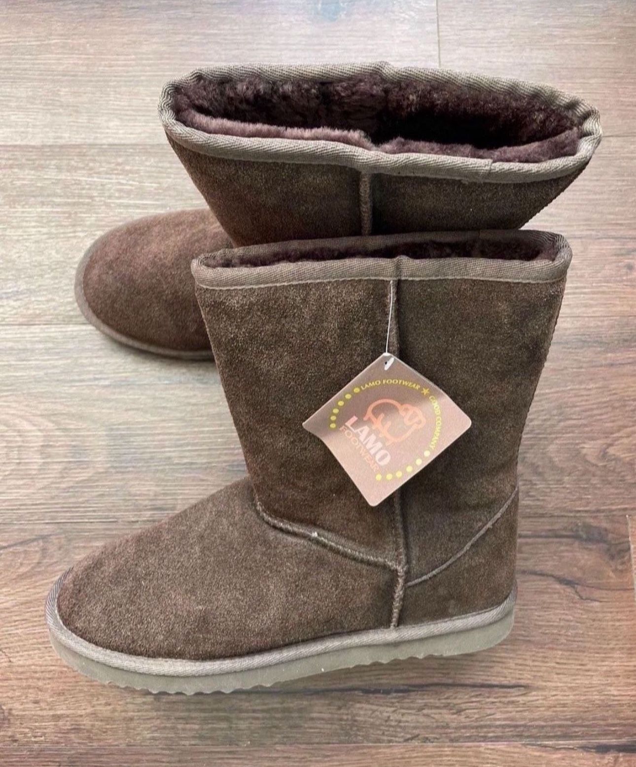 New Leather Women’s Winter Boots , Brand Lamo, Size 11, Runs Smaller