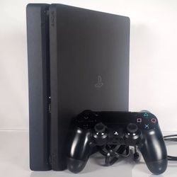 Sony PlayStation 4 Slim 500GB Gaming Console with Controller - Black