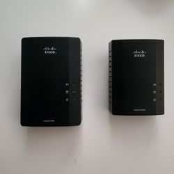 Set Of Linksys PLS400 / PLE400 Powerline Ethernet Extender