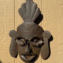 Mexican / Aztec Metal Mask Wall Art
