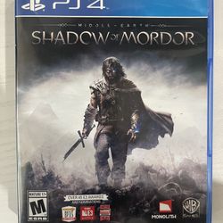 Middle Earth: Shadow Of Mordor PS4