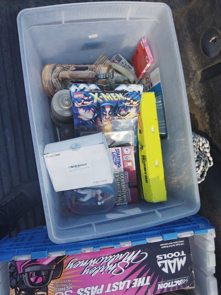 Bunch Of Vintage Toys And Some German Beer Mugs