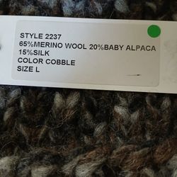 Hat 65%merino Wool 20% BABY Alpaca