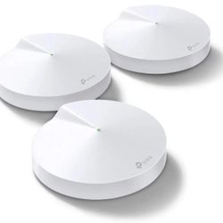 TP-Link Deco Mesh WiFi System(Deco M5) –Up to 5,500 sq. ft. Whole Home Coverage and 100+ Devices,WiFi Router/Extender Replacement, Anitivirus, 3-pack