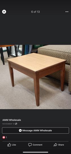 End table $20 foot rest $15