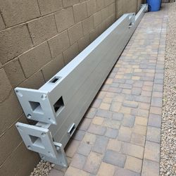 Aluminum 12' ft Square Light Pole 