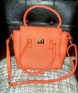 Orange handbag