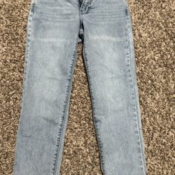 Blue Abercrombie Straight Stretch Jeans, 29x30