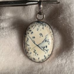 Sterling Silver Dendrite Opal Pendant