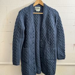 Aran Crafts Cardigan made from 100% Merino Wool