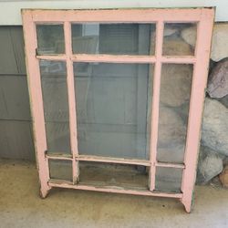 Pink Antique Window