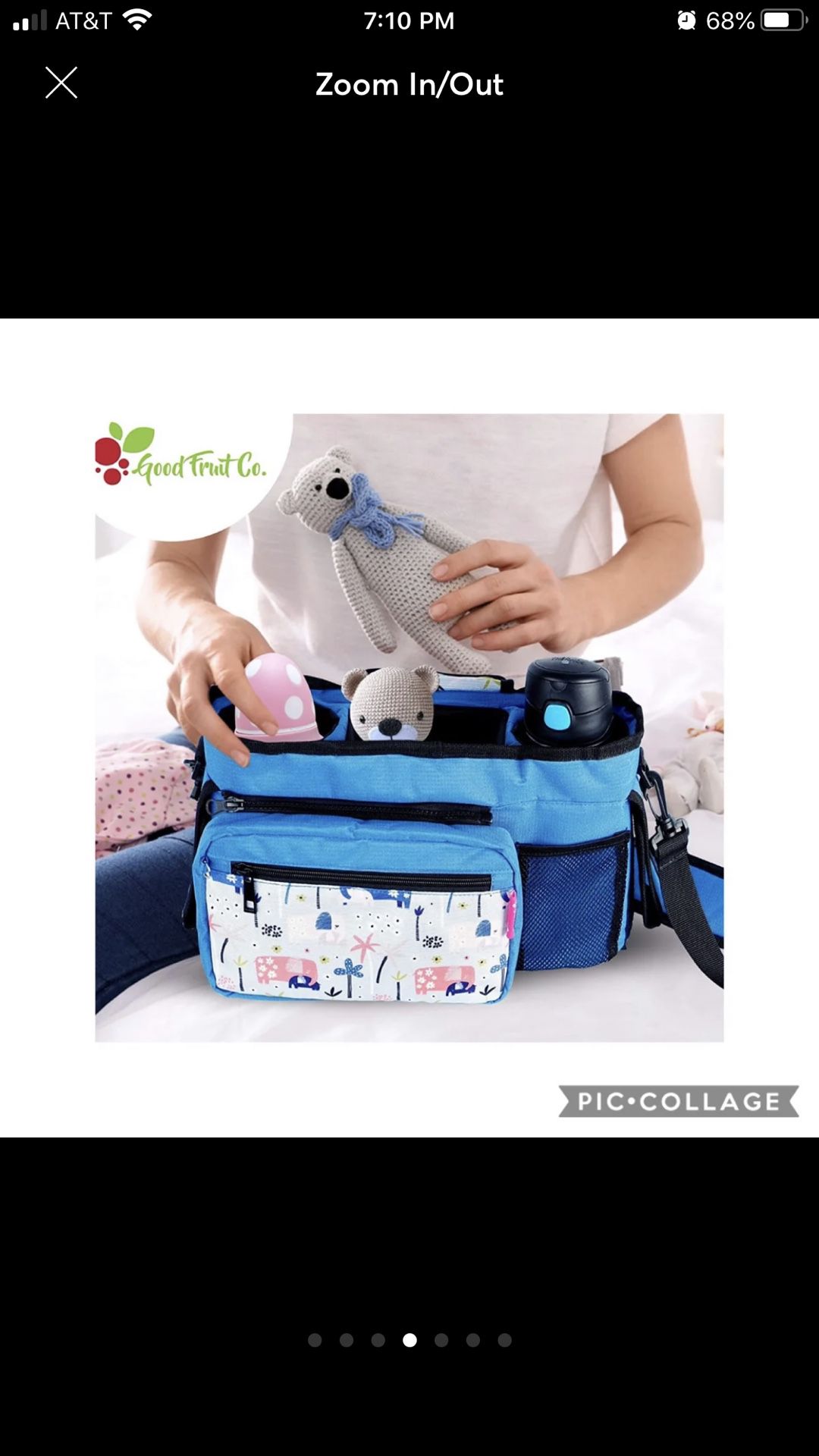 Universal Fit Baby Stroller Organizer Bag Stroller