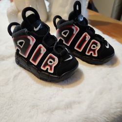 Nike Air More Uptempo TD 'Laser Crimson' Sneakers 