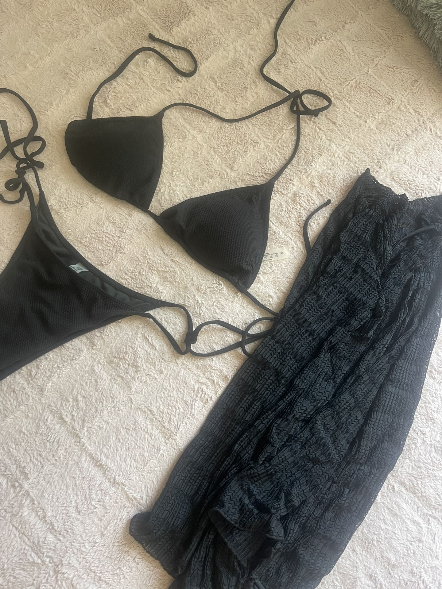 Black Bikini with cover up