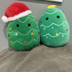 Christmas Tree Squishmallow 8 Inch Pair 