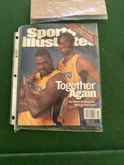 illustrated Kobe and Shaq Sports illustrated Kobe and Shaq