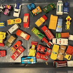 Vintage Lot Of Matchbox and Hot Wheels Cars