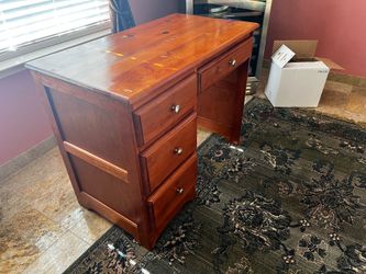 Small wooden desk