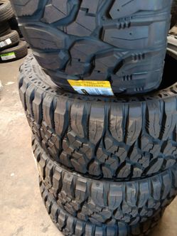 New set of tires aplus mud terrain 33 1250 22 lt