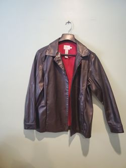 Men's Calvin Klein  Faux Leather Jacket
