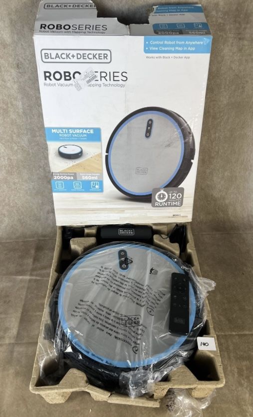 Black And Decker Robo Series Vacuum BRAND NEW