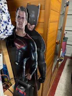 Batman Superman standee
