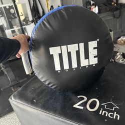 TITLE Boxing Round Punch Shield