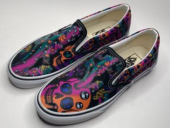 VANS Classic Slip-On Trippy Drip Shoes Size 9 Men's. Brand New Sample