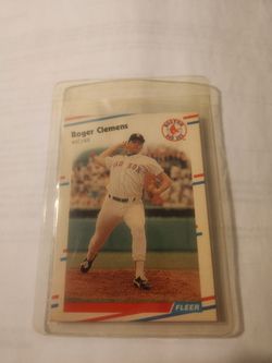 Roger Clemens 88 Fleer MLB card