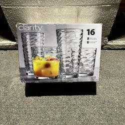 16pc Clarity Cup Set 