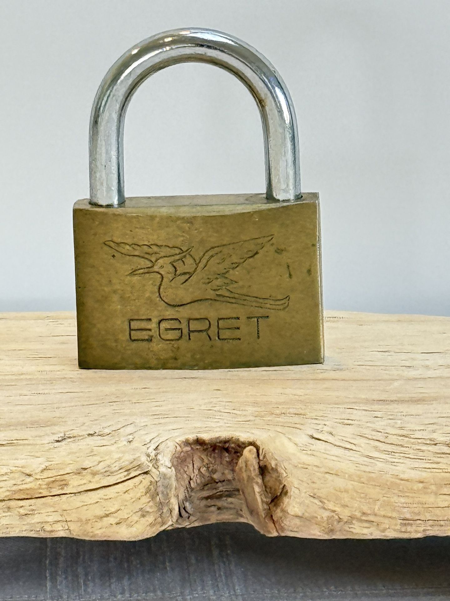 Egret Solid Brass Padlock | Garage Gate Shed Door Safety Security Lock