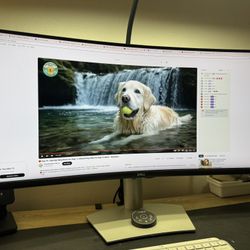 Dell 34” Curved Monitor S3422DW - Excellent Condition