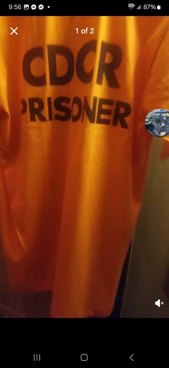 CALIFORNIA C.D.C.R PRISONER T-SHIRT