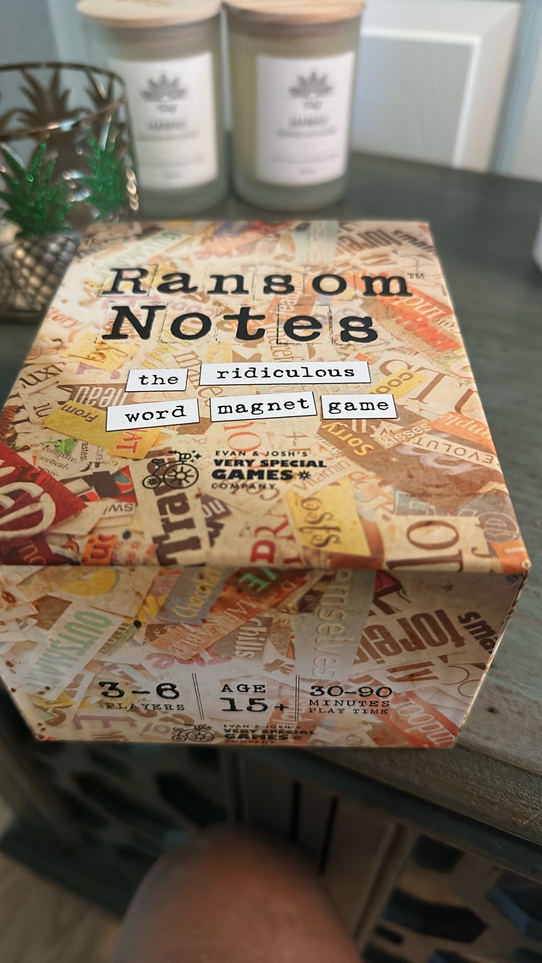 Ransom Notes Board Game (new)