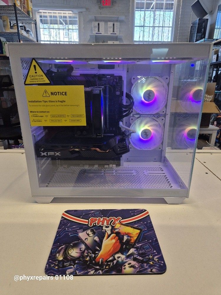 Musetex Gaming PC: 3.6 Ryzen 7 3700x, ASUS ROG Strix B550-F Gaming WiFi II, 16GB RAM, 1TB M.2, RX 580. USB 3.2, Wi-Fi 6 + BT 5 $795