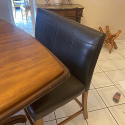 Solid Wood Table With 3 Benches 