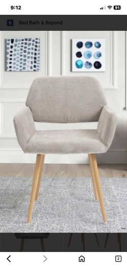 Modern Open Back Accent/Desk Chair in perfect condition