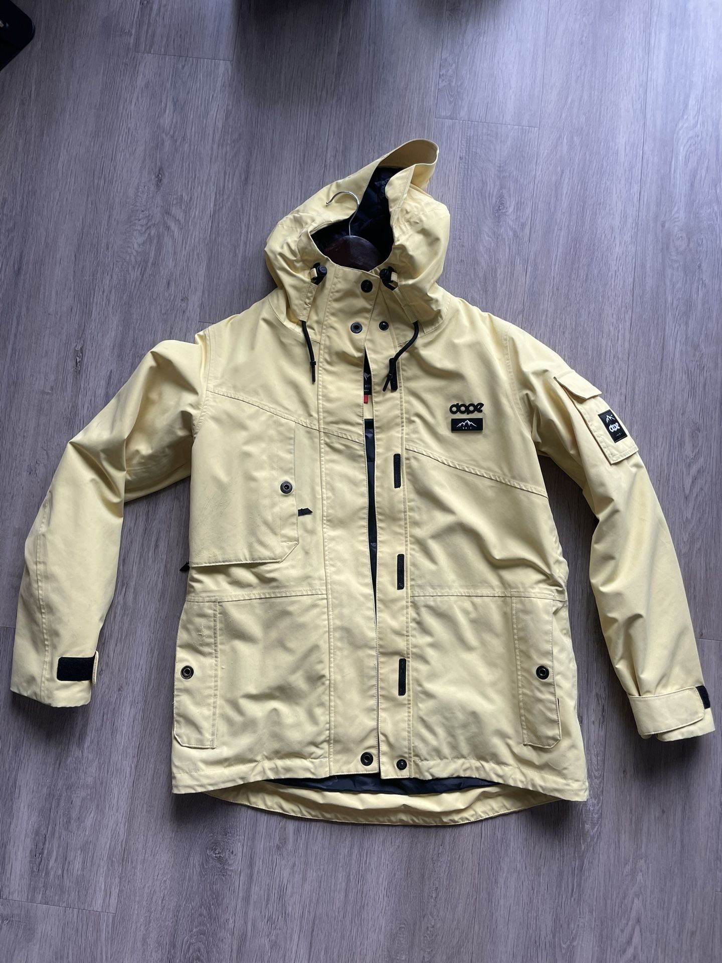 Yellow Dope Snow Jacket Size Small