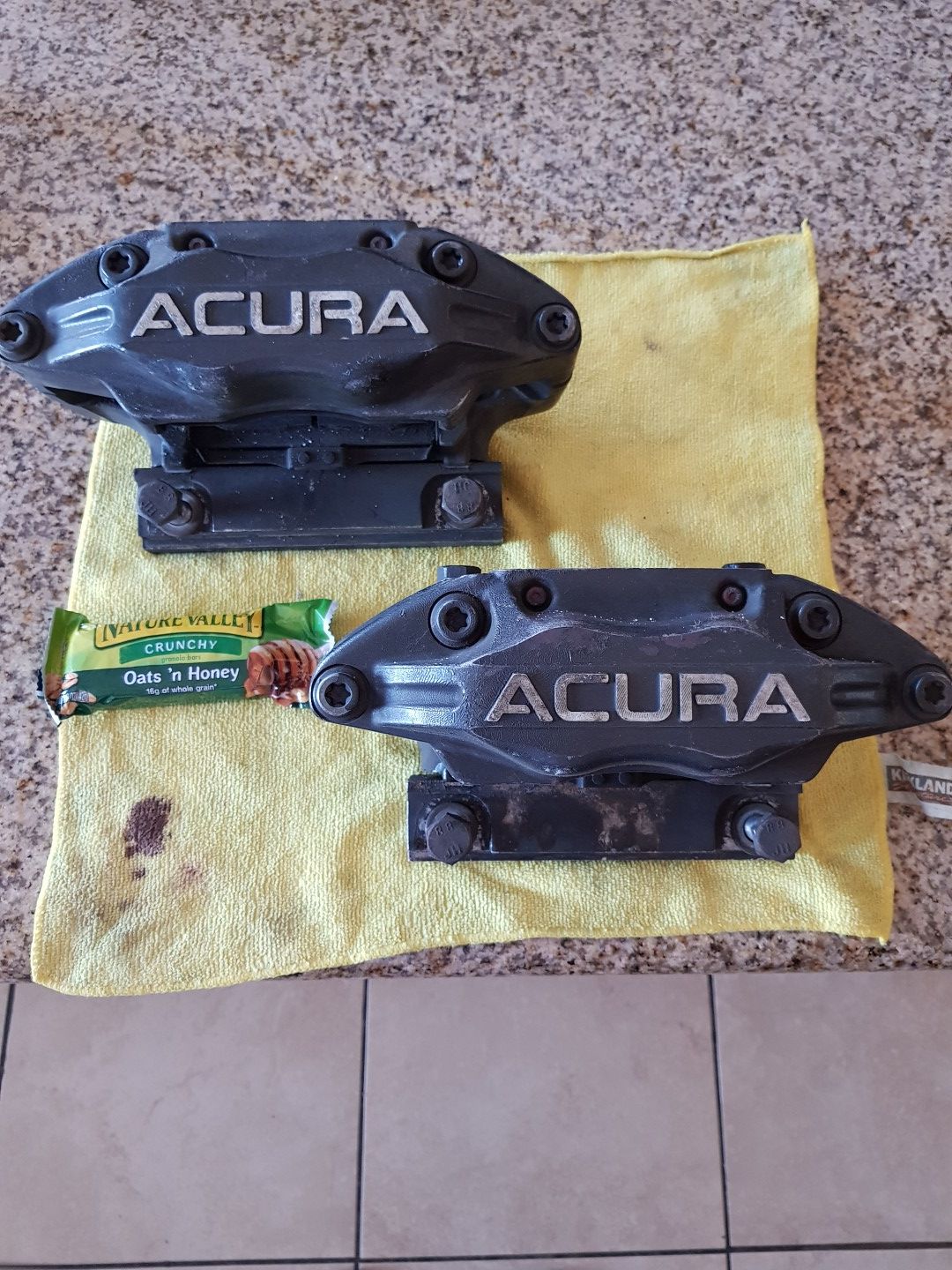 Acura RL 4 piston calipers (ADVICS)