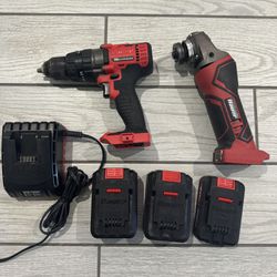 Bauer Tool Set/Hammer Drill/Grinder