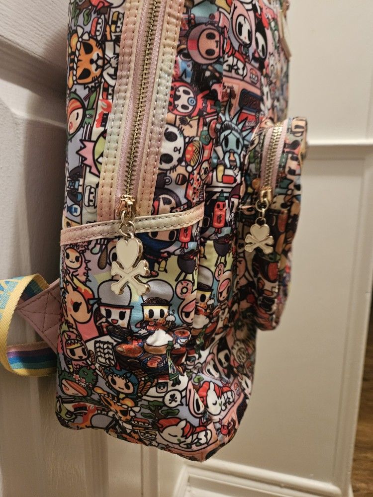 Tokidoki All Over Print Backpack – Cute Colorful Characters  display picture 1