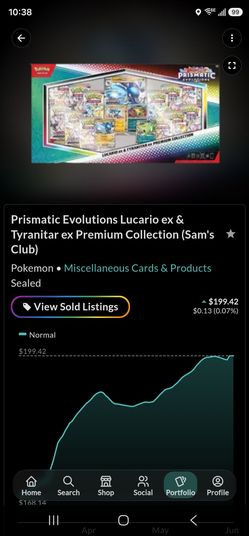 Prismatic Evolutions Lucario ex & Tyranitar ex Premium Collection