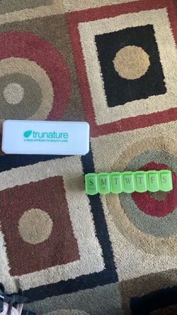 Daily pill box