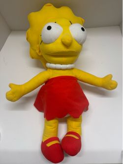 The Simpsons Toy Factory 2016 Lisa Simpson 18" Large Stuffed Plush Toy FOX